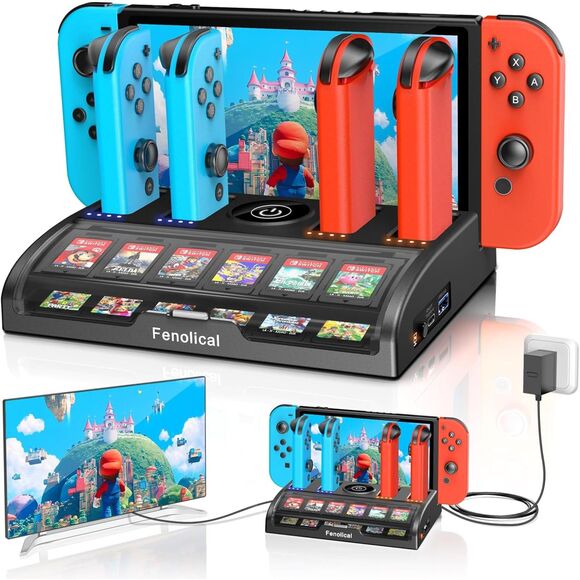 Fenolical TV Switch Dock Station Compatible with Nintendo Switch OLED - Picture 2 of 7